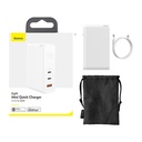 Baseus GaN Mini Quick Charger 2USB-C 1USB-A 120W 