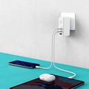 Baseus GaN Mini Quick Charger 2USB-C 1USB-A 120W 