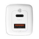 Baseus GaN2 Lite Quick Charger USB-C USB-A 65W 