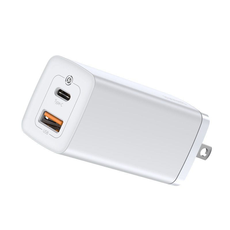 Baseus GaN2 Lite Quick Charger USB-C USB-A 65W 