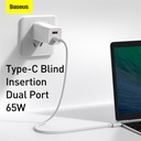 Baseus GaN2 Lite Quick Charger USB-C USB-A 65W 