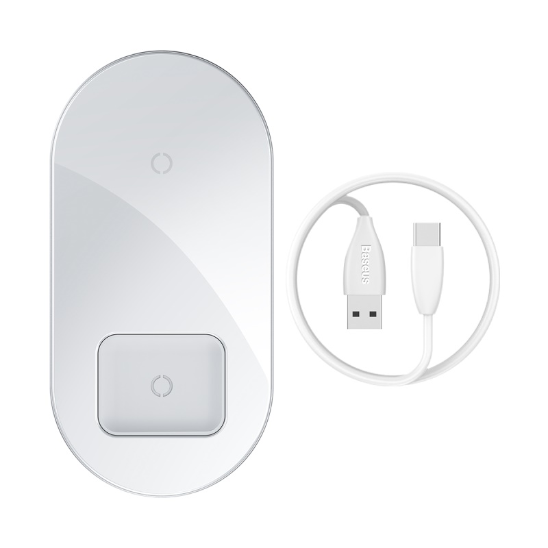 Baseus 2in1 Wireless Charger 18W Max For Phones and Pods