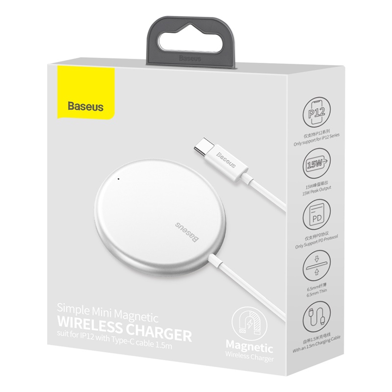 Baseus Magnetic Wireless Charger for iPhone12 
