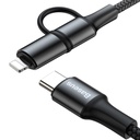 Baseus twins 2 in 1 cable Type-C to Type-C 60W Ip 20W Black