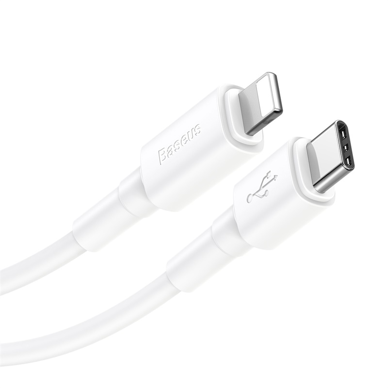 Baseus Mini White Cable Type-C to iP PD 20W 1m White