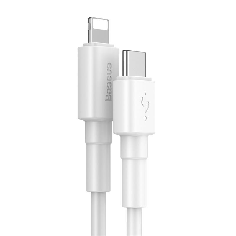 Baseus Mini White Cable Type-C to iP PD 20W 1m White