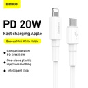 Baseus Mini White Cable Type-C to iP PD 20W 1m White