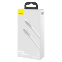 Baseus Cafule Metal Data Cable Type-C to Type-C 100W 2m White