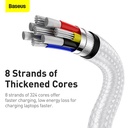 Baseus Cafule Metal Data Cable Type-C to Type-C 100W 2m White
