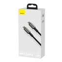 Baseus Tungsten Gold Fast Charging Data Cable Type-C to Type-C 100W 2m Black