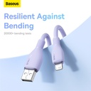 倍思 Q弹系列 快充数据线 USB to iPhone 2.4A 2m