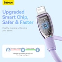 倍思 Q弹系列 快充数据线 USB to iPhone 2.4A 2m
