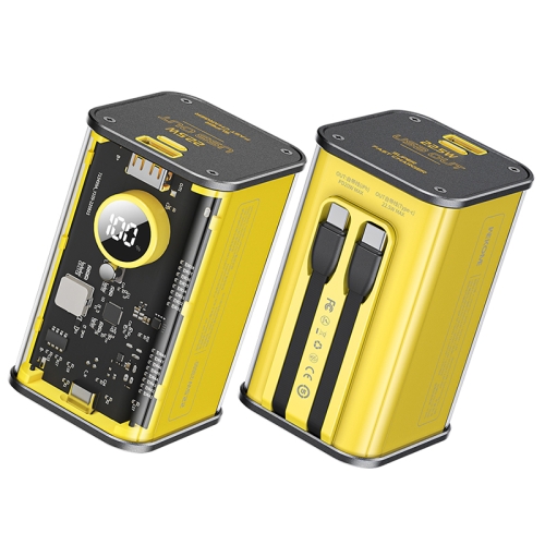 WEKOME WP-345(10000mAh) Vanguard Fast Charging Power Bank (With 2in1 Cable) (PD20W+22.5W)