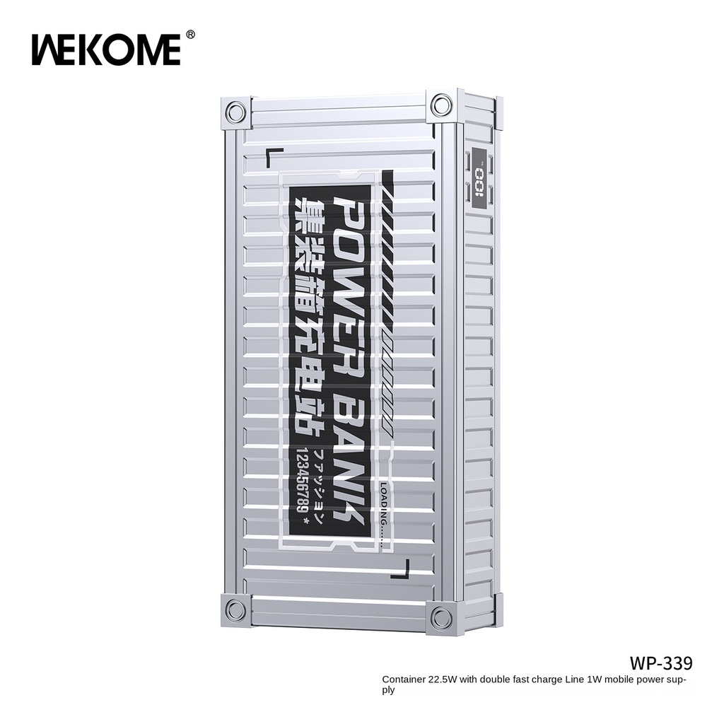 WEKOME WP-339 (10000mAh)Super Charging Power Bank   (with TYC&IPH Cable) (PD20W+22.5W)