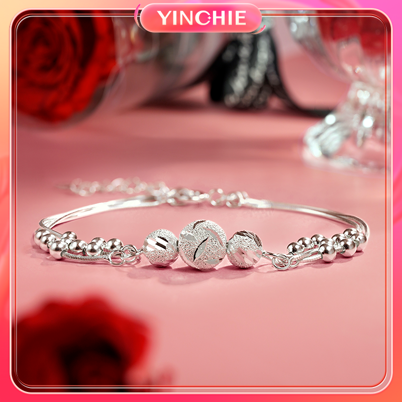 Silver Qianhui Lucky Bead Sterling Silver Bracelet